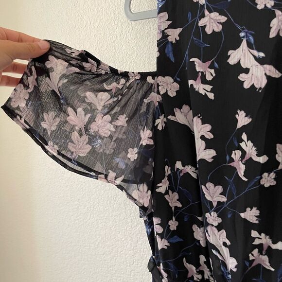 NWT lane Bryant‎ floral chiffon dress - Picture 3 of 8